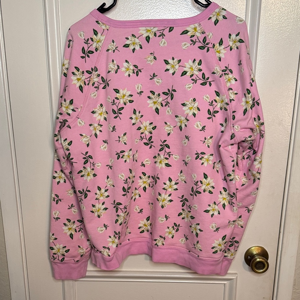 Draper James Pink Sweater with Floral Design - Picture 7 of 9